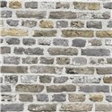 As Creation|Papel pintado ladrillo gris de piedra|Imitacion Ladrillo