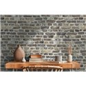 As Creation|Wallpaper gray stone brick|Brick Imitation