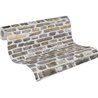 As Creation|Wallpaper gray stone brick|Brick Imitation