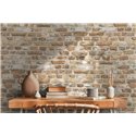 As Creation|Wallpaper brown stone brick|Brick Imitation