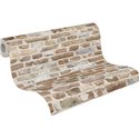 As Creation|Wallpaper brown stone brick|Brick Imitation