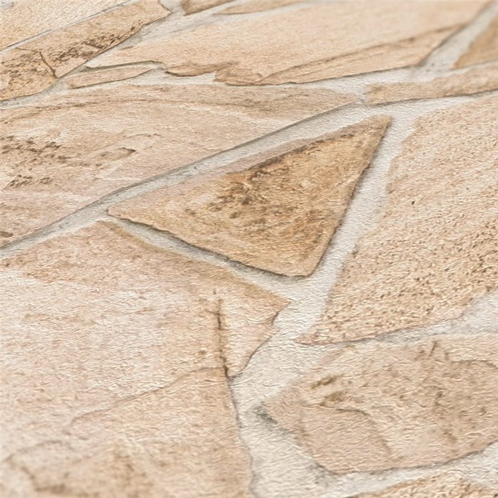 As Creation|Papier Peint mur rustique en pierre naturelle|Imitation Pierre
