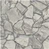 As Creation|Tapete zeitgenössische Wand aus grauem Naturstein|Steinimitat