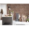 As Creation|Papier Peint brique marron rustique|Imitation Brique