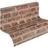 As Creation|Wallpaper rustic brown brick|Brick Imitation