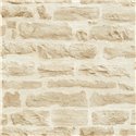 As Creation|Papier peint mur effet pierre beige|Imitation Brique