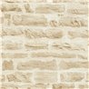As Creation|Papier peint mur effet pierre beige|Imitation Brique