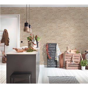 Casadeco|Tapete mit Reihern in einer Lagune, Vintage-Stil|Tapeten 2