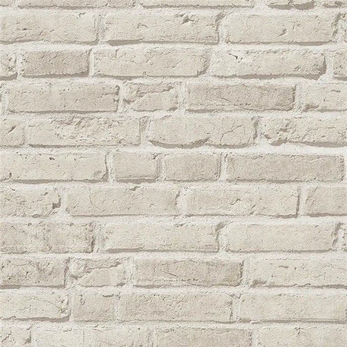 As Creation|Papel pintado ladrillo gris claro|Imitacion Ladrillo