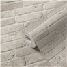 As Creation|Papel pintado ladrillo gris claro|Imitacion Ladrillo
