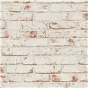 As Creation|Wallpaper white and brown industrial brick|Brick Imitation