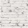 As Creation|Wallpaper industrial black and white brick|Brick Imitation