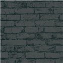 Papel pintado ladrillo negro - As Creation Wood´N Stones 907882