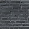 As Creation|Papier Peint brique noire urbaine|Imitation Brique