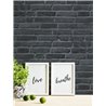 As Creation|Wallpaper black urban brick|Brick Imitation