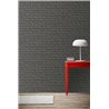 As Creation|Papier Peint brique gris foncé peint|Imitation Brique