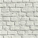 As Creation|Wallpaper white painted brick|Brick Imitation