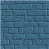 As Creation|Wallpaper blue painted brick|Brick Imitation
