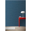 As Creation|Wallpaper blue painted brick|Brick Imitation