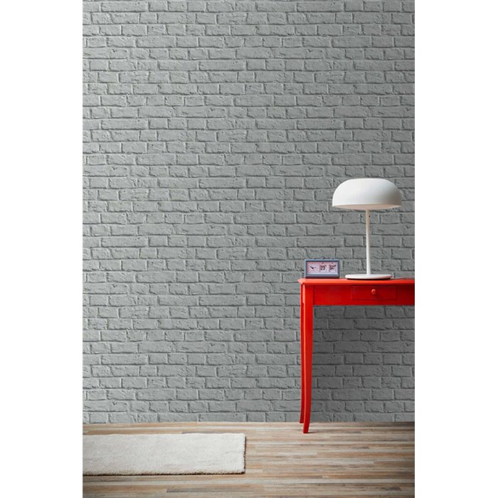 As Creation|Wallpaper gray painted brick|Brick Imitation
