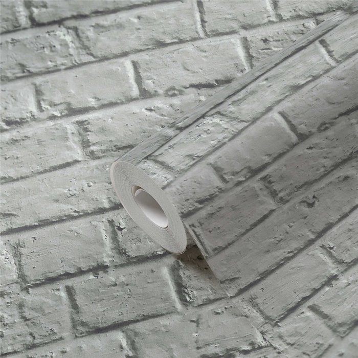 Papel pintado ladrillo gris pintado - As Creation Metropolitan Stories 369124