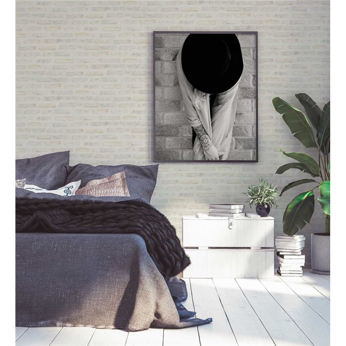 As Creation|Papel pintado ladrillo blanco piedra|Imitacion Ladrillo