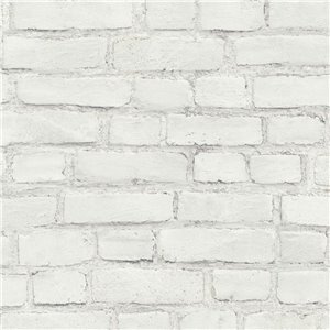 As Creation|Papier peint brique teintes beige|Papier Peint
