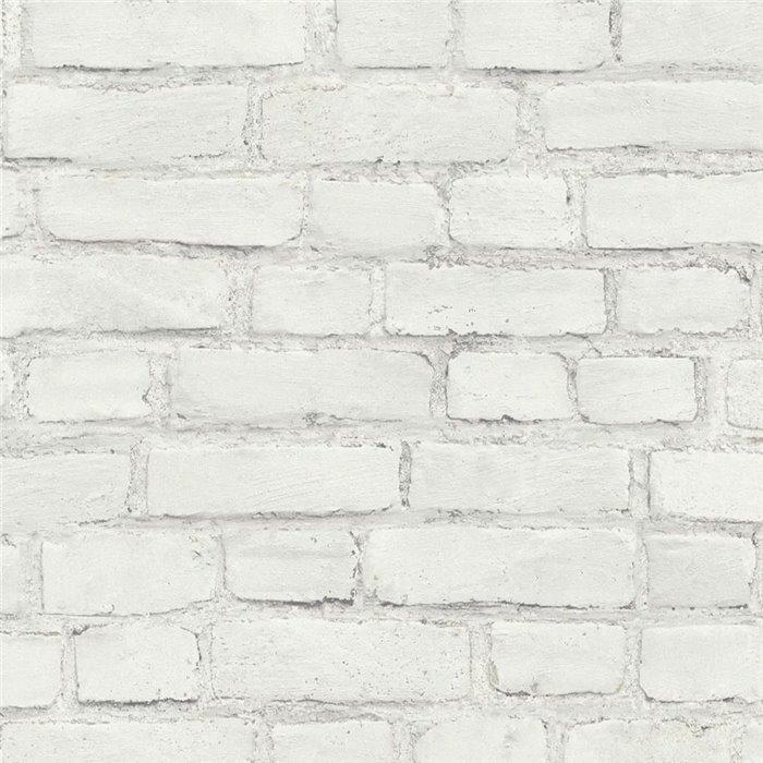 Papel pintado ladrillo blanco urban - As Creation Neue Bude 2.0 374142