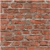 As Creation|Papel pintado ladrillo rojo industrial|Imitacion Ladrillo