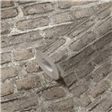 As Creation|Papier Peint brique grise industrielle|Imitation Brique