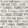 As Creation|Wallpaper gray cobblestone brick|Brick Imitation
