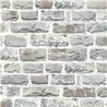As Creation|Wallpaper light gray cobblestone brick|Brick Imitation