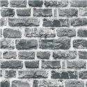 As Creation|Wallpaper black brick cobblestone|Brick Imitation