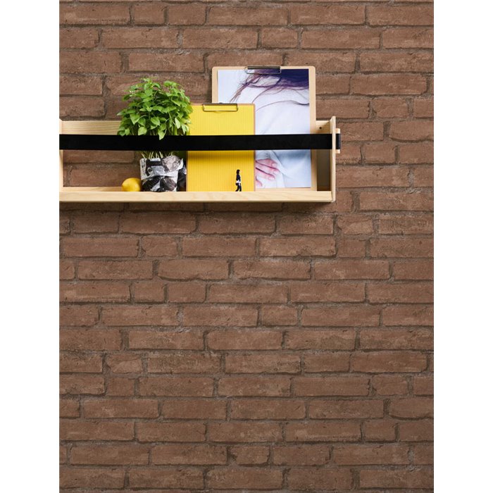 As Creation|Papel pintado ladrillo marrón|Imitacion Ladrillo