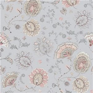 Papeldecor|Vliestapete Floral Romantisch Türkis|Tapeten