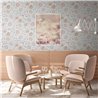 As Creation|Papier Peint floral nostalgique design vintage gris|Papier Peint