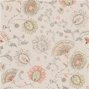 Casamance|Papel pintado lino crema natural|Papel Pintado