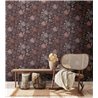 As Creation|Wallpaper floral wine or burgundy color|Wallpaper