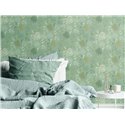 As Creation|Wallpaper with green floral pattern|Wallpaper