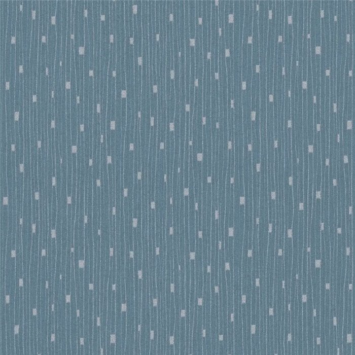 As Creation|Papel Pintado moderno minimalista azul y plateado|Papel Pintado
