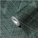 As Creation|Modern wallpaper with green and silver rhombuses|Rhombus