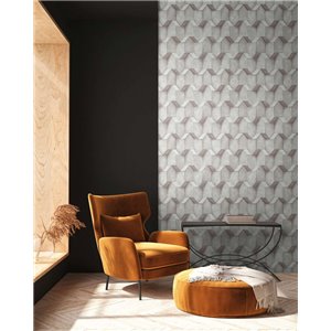 As Creation|Wallpaper geometric black 3D concrete|Wallpaper 2