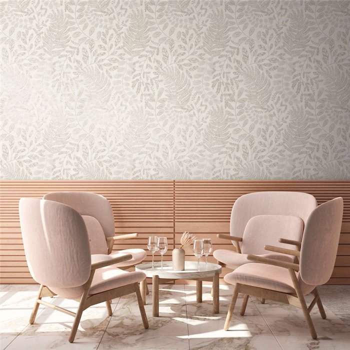 As Creation|Scandinavian fern floral Wallpaper|Wallpaper