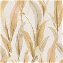Cristiana Masi|Wallpaper brush-stroked leaves ochre and vanilla|Floral