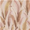 Cristiana Masi|Wallpaper old rose and taupe brushstroke leaves|Floral