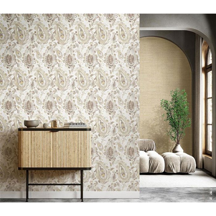 Cristiana Masi|Wallpaper classic beige paisley|Wallpaper