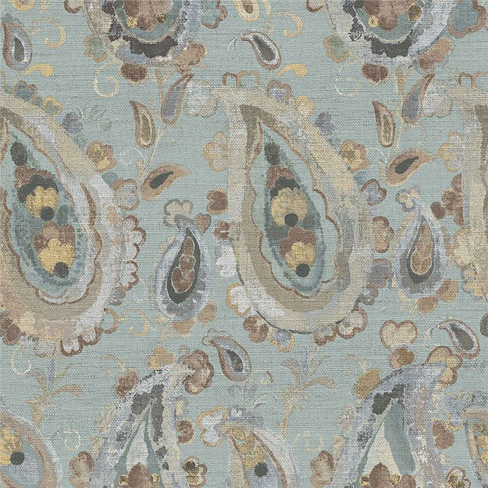 Cristiana Masi|Papel pintado cachemir azul vintage|Papel Pintado