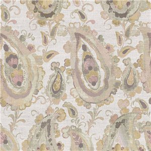 Versace|Papier peint uni beige effet textile brillant|Papier Peint