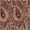 Cristiana Masi|Papier Peint cachemire bordeaux ocre|Papier Peint