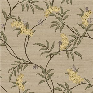 Cristiana Masi|Wallpaper beige leaves|Floral